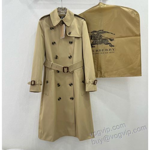 バーバリー BURBERRYブランドコピー NWTBU034 2025お得100%新品 レディース トレンチコート ロングコート ジャケット、上着