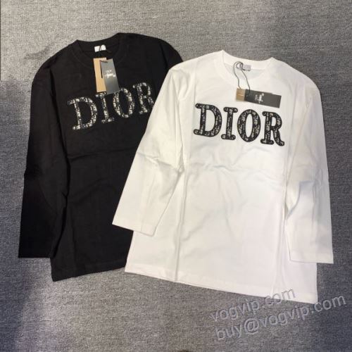 2025人気定番お得 ディオール DIOR NWTDIOR025 レディース 長袖Tシャツ 2色可選 ブランドスーパーコピー 激安専門店