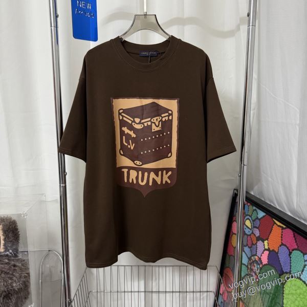 2025年モデル入荷 ルイ ヴィトン ブランド 偽物 通販 NZLVNXZ005 半袖Tシャツ 美品！