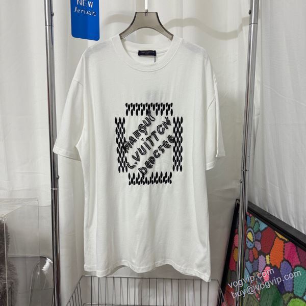 LOUIS VUITTONスーパーコピー NZLVNXZ020 半袖Tシャツ 2色可選 2025お得人気セール ルイ ヴィトン 超レア