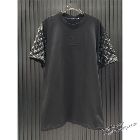 2025期限限定！ ルイ ヴィトン LOUIS VUITTONコピー 一番人気の新作はこれ NZLVNXZ045 半袖Tシャツ 2色可選