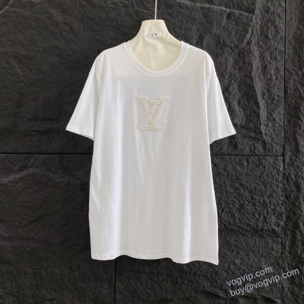 LOUIS VUITTONスーパーコピー NZLVNXZ051 2025人気セール定番 ルイ ヴィトン半袖Tシャツ コーデ 知的なムードを演出