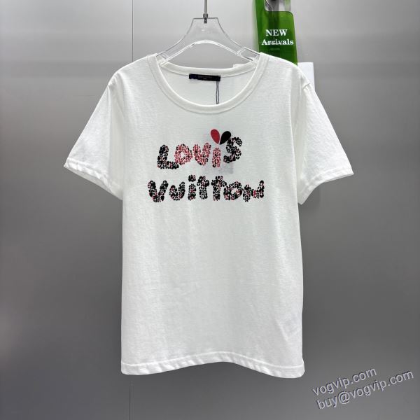 ルイ ヴィトン スーパーコピー NZLVNXZ062 2025新商品！ 半袖Tシャツ 2色可選 耐久性に優れ