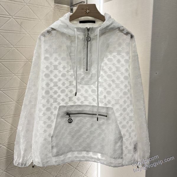 ブルゾン 日焼け止め服 上下セット 2025新商品！ ルイ ヴィトン ブランドコピー NZLVNXZ064 2色可選 機能性?耐久性抜群