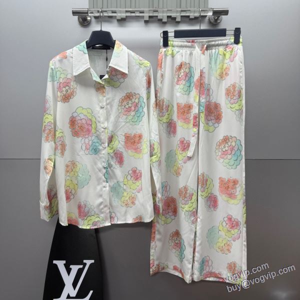 存在感のある LOUIS VUITTONブランドコピー NZLVNXZ087 長袖シャツ 上下セット 2025お買い得高品質 ルイ ヴィトン