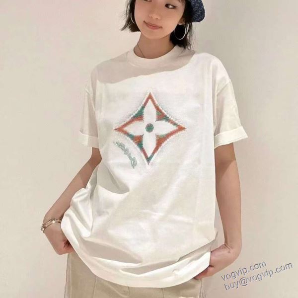 ルイ ヴィトン 目玉商品 LOUIS VUITTONスーパーコピー 激安 NZLVNXZ092 半袖Tシャツ 2025爆買い定番人気