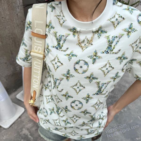 LOUIS VUITTONスーパーコピー 高評価の人気品 NZLVNXZ095 半袖Tシャツ ルイ ヴィトン 2025割引セール