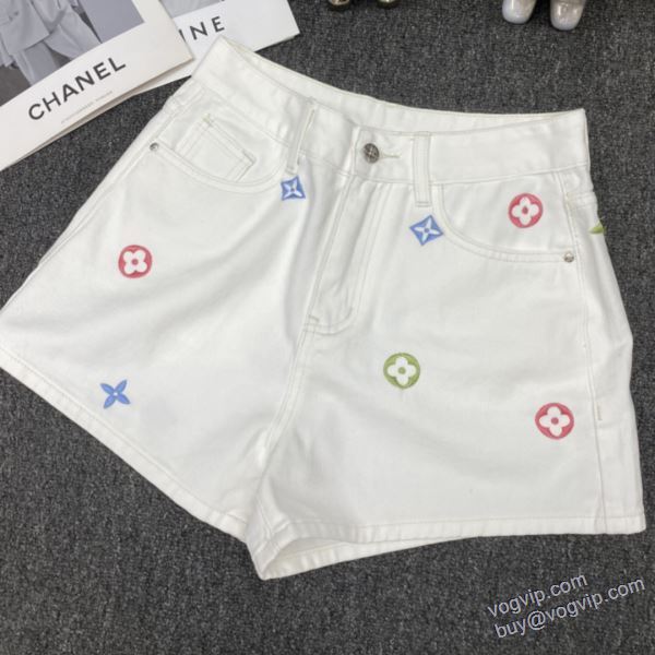 2025超人気新品 ルイ ヴィトン スーパーコピー 激安 NZLVNZK033 ジーンズ ショートパンツ 韓国の人気