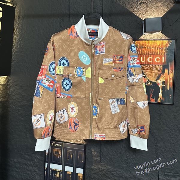 2025春夏新作 ルイ ヴィトン LOUIS VUITTONブランドコピー NZLVWT012 日本未入荷モデル ブルゾン ジャケット 2色可選