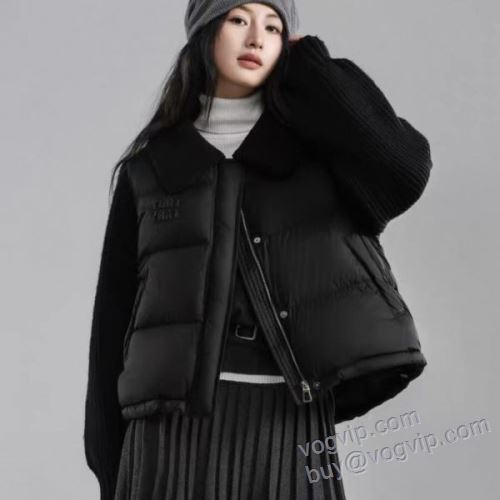 レディース 綿入れ ダウンジャケット 2025割引セール ミュウミュウ MIUMIUコピー ブランド NWTMIU052 3色可選