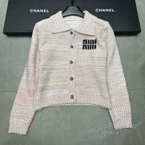 2025年モデル入荷 ミュウミュウ MIUMIUコピー NWTMIU073 レディース セーター ジャケット、上着