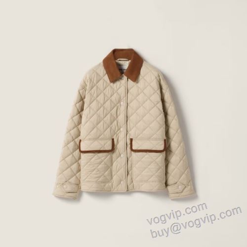 MIUMIUブランド 偽物 通販 2025年モデル入荷 ミュウミュウ NWTMIU075 レディース 綿入れ ジャケット、上着 2色可選