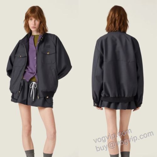 レディース ブルゾン 2025品質保証高品質 ミュウミュウ MIUMIU偽物ブランド NWTMIU100 ジャケット、上着