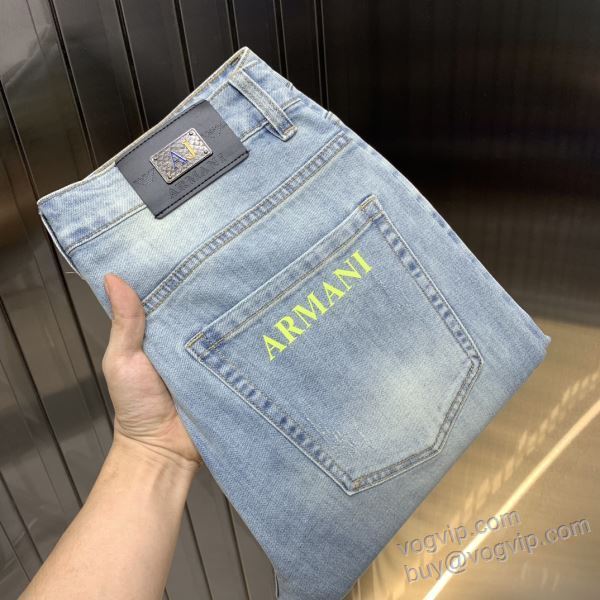 アルマーニ ARMANIコピー NZKAR056 2025HOT品質保証 ジーンズ デニムパンツ