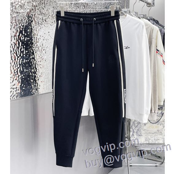 2025最安値セール バレンシアガ BALENCIAGA スエットパンツ チノパン コピーブランド 雑誌掲載アイテム