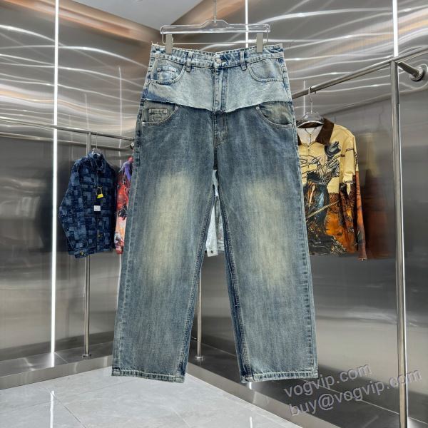 BALENCIAGAスーパーコピー 2025期限限定！ バレンシアガ NZKBAL073 ジーンズ デニムパンツ