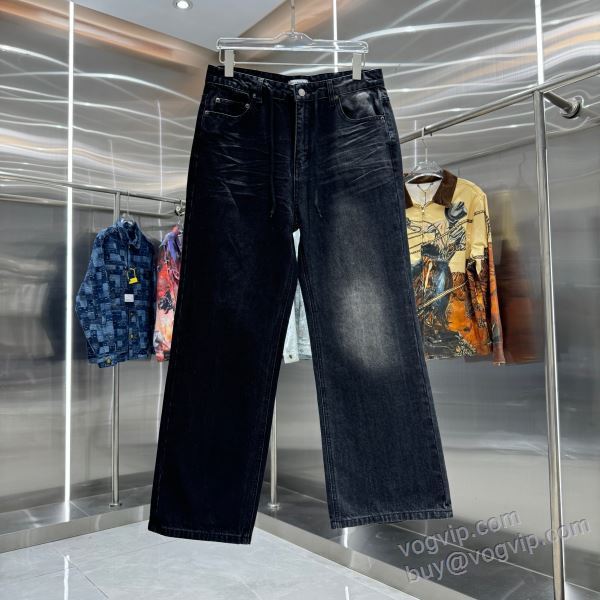 バレンシアガ BALENCIAGAコピーブランド NZKBAL078 2025品質保証定番人気 ジーンズ デニムパンツ
