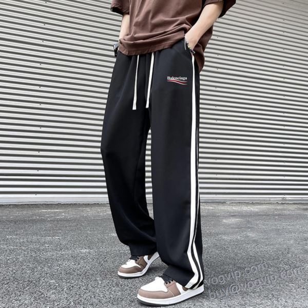 バレンシアガスーパーコピー NZKBAL114 2025お得100%新品 スエットパンツ チノパン 2色可選