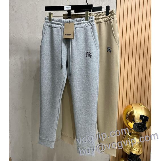 ずっと人気? バーバリー BURBERRY ブランドコピー激安販売屋 2025新商品！ スエットパンツ チノパン 2色可選