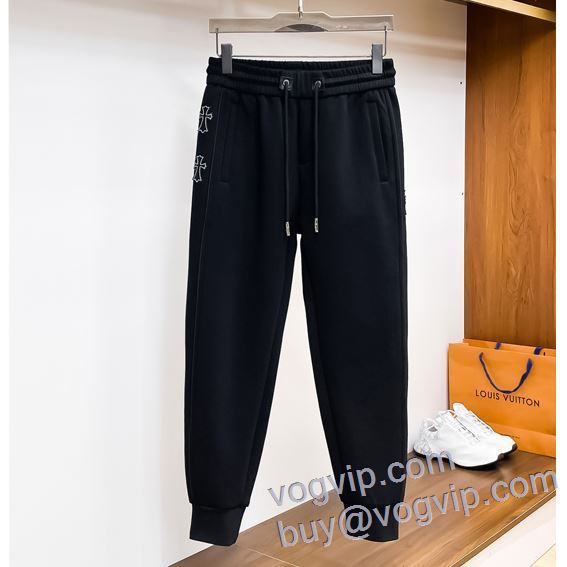 人気商品登場 CHROME HEARTS クロムハーツ 2025お買い得大人気 スポーツパンツ チノパン VOGコピー