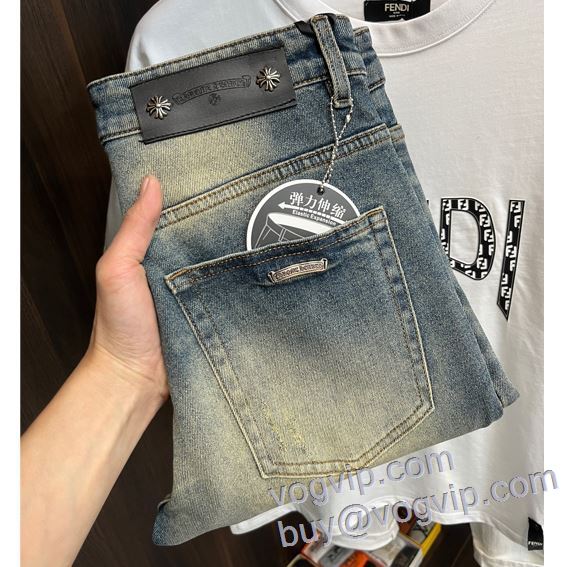 首胸ロゴ スーパーコピー ジーンズ クロムハーツ CHROME HEARTS 2025年モデル入荷