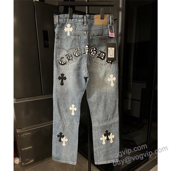 ジーンズ デニムパンツ 2025お得格安 クロムハーツ CHROME HEARTS NZKCHR071 VOGブランドスーパーコピー