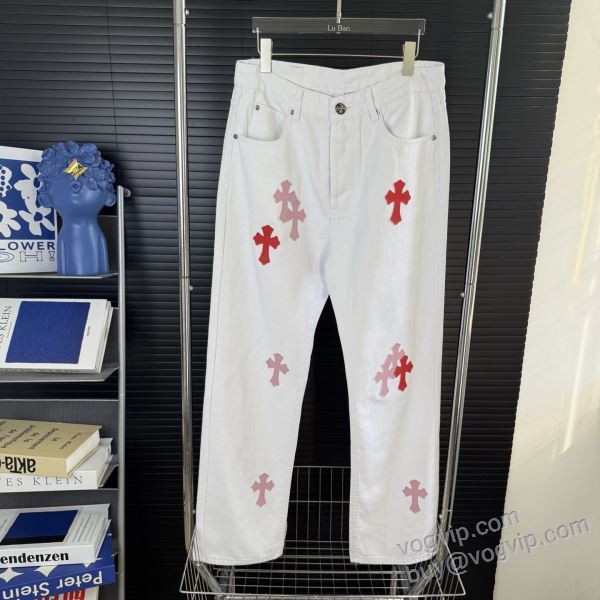 2025爆買い大人気 クロムハーツ コピー 商品 販売 NZKCHR077 ジーンズ デニムパンツ