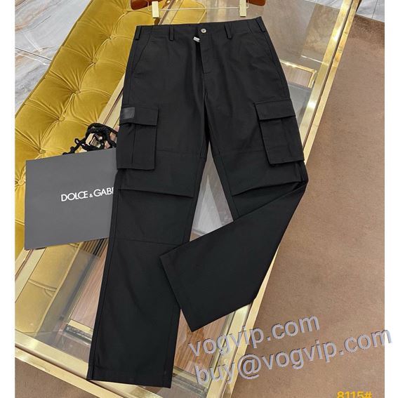 スーパーコピー信用できるサイト 2025お買い得大人気 ドルチェ＆ガッバーナ Dolce&Gabbana カーゴパンツ チノパン 高級感を備えている