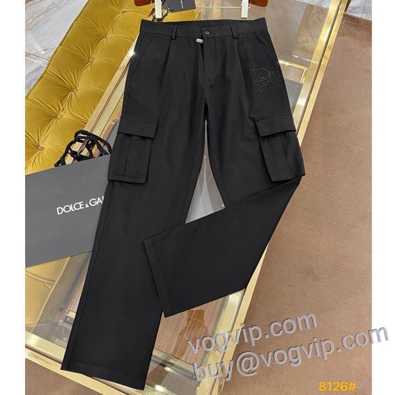 スーパーコピー n級品 圧倒的な高級感 ドルチェ＆ガッバーナ Dolce&Gabbana カーゴパンツ チノパン 2025お買い得大人気