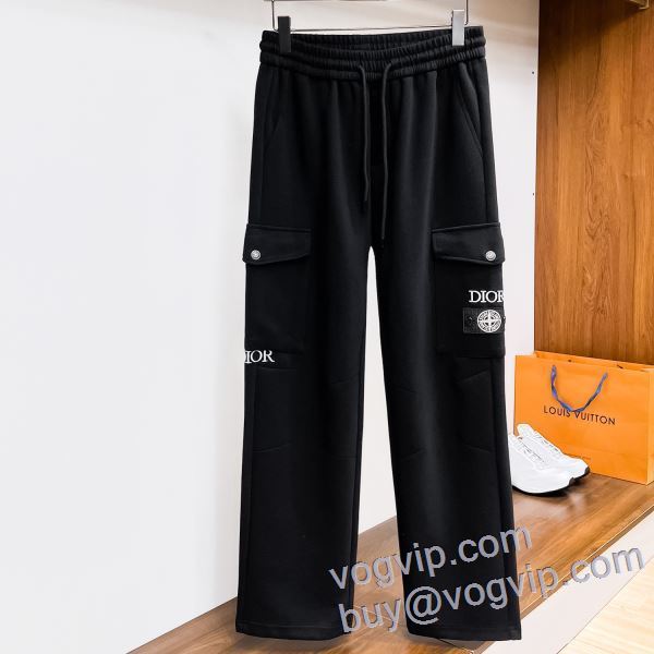 落ち着いた感覚 2025年モデル入荷 ディオール DIOR スエットパンツ チノパン 2色可選 スーパーコピー