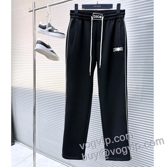 ブランドコピー 肌触りのいい ディオール DIOR 2025爆買い定番人気 スエットパンツ チノパン