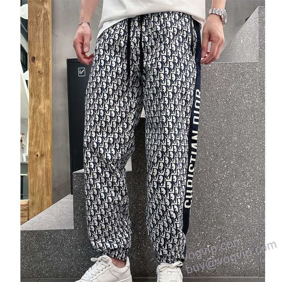 スエットパンツ チノパン 2025人気定番品質保証 ディオール DIOR NZKDIOR147 2色可選 最大級ブランドコピー通販優良店