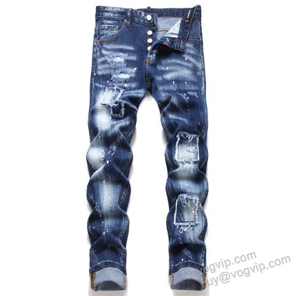 ディースクエアードコピーブランド NZKDS007 2025数量限定格安 ジーンズ デニムパンツ