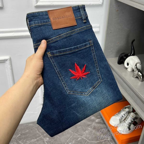 ジーンズ 2025数量限定格安 ディースクエアード偽物ブランド NZKDS008 デニムパンツ