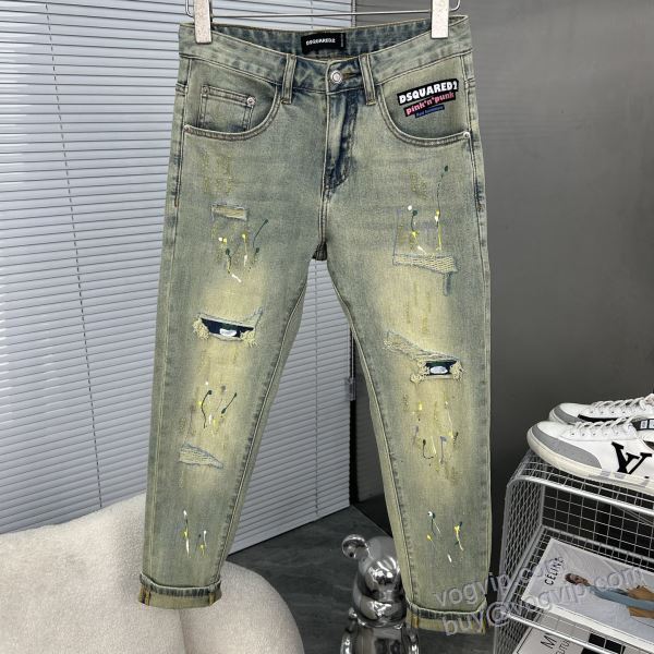 DSQUARED2ブランドコピー NZKDS012 ジーンズ デニムパンツ 2025限定セール定番人気 ディースクエアード