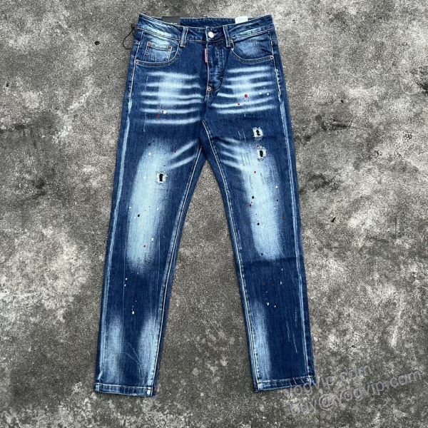 DSQUARED2ブランド 偽物 通販 2025新品本物 ディースクエアード NZKDS016 ジーンズ デニムパンツ