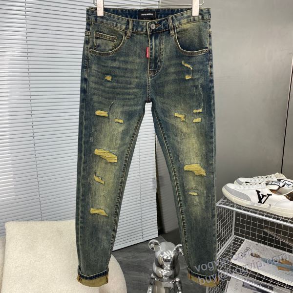 ディースクエアード DSQUARED2コピーブランド NZKDS018 2025最安値お買い得 ジーンズ デニムパンツ