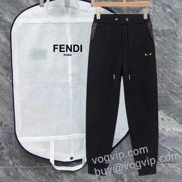 フェンディ 2025最新入荷 スエットパンツ チノパン 偽物ブランド おしゃれに絶大な人気