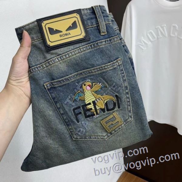 2025格安通販 フェンディ FENDI 可愛く上品な雰囲気 ジーンズ コピー 商品 販売
