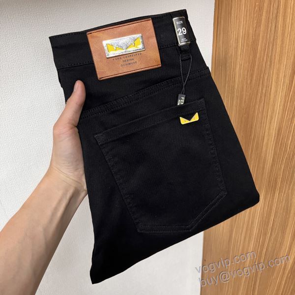 ジーンズ 2025正規品取扱店 フェンディ偽物ブランド NZKFEN065 デニムパンツ