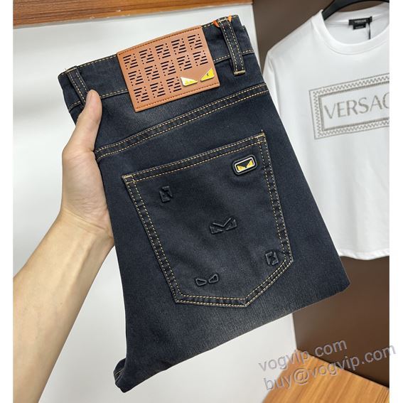 フェンディ FENDI 2025秋冬季新作 最大級ブランドコピー通販優良店 NZKFEN092 ジーンズ デニムパンツ