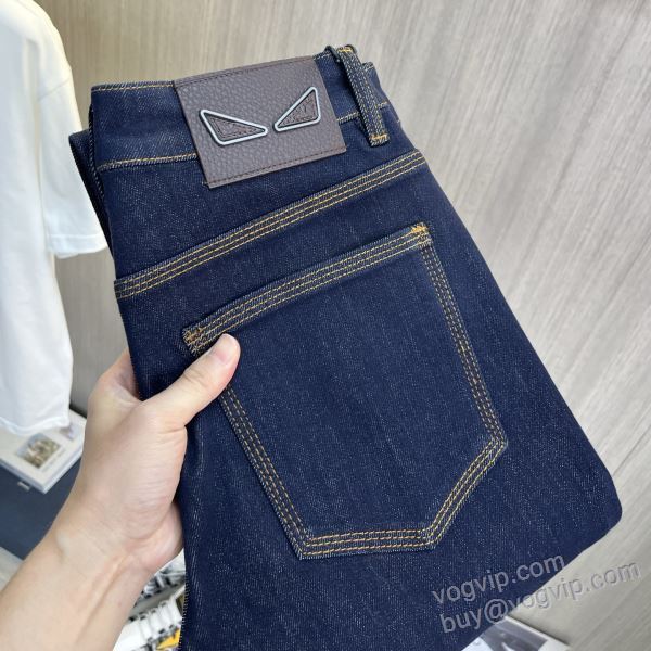 フェンディ FENDIコピー ブランド NZKFEN107 2025格安通販 ジーンズ デニムパンツ