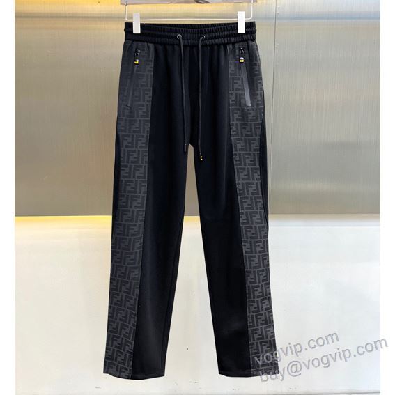 2025格安通販 フェンディ NZKFEN108 スエットパンツ チノパン FENDIブランド 偽物 通販