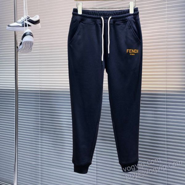 フェンディブランド 偽物 通販 NZKFEN119 2025爆買い新作登場 スエットパンツ チノパン 2色可選