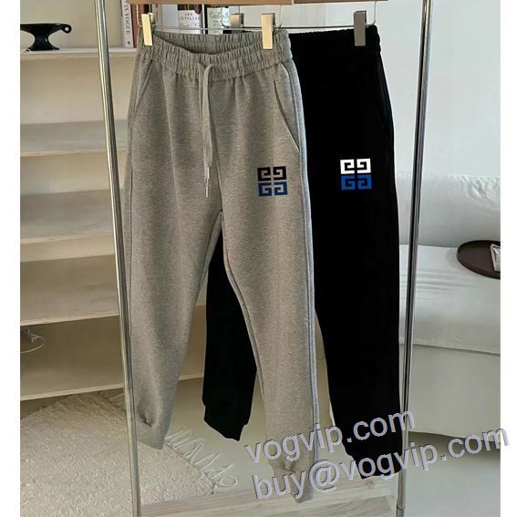 高品質なスーパーコピー商品 人目を惹くデザイン ジバンシィ GIVENCHY 2025 スエットパンツ チノパン 2色可選