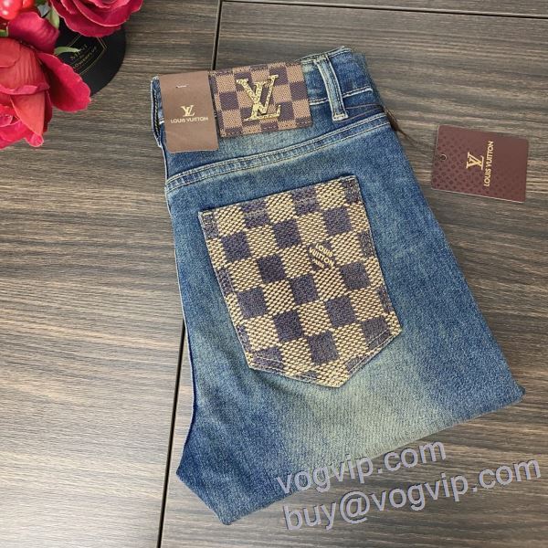 ルイ ヴィトン 2025最新入荷 ジーンズ LOUIS VUITTONブランド 偽物 通販 選べる極上