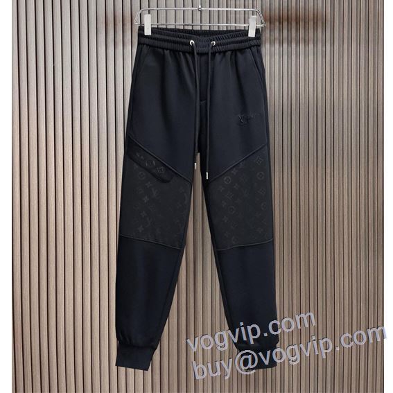 超人気美品◆ ルイ ヴィトン LOUIS VUITTONブランドコピー スエットパンツ チノパン 2025爆買い品質保証