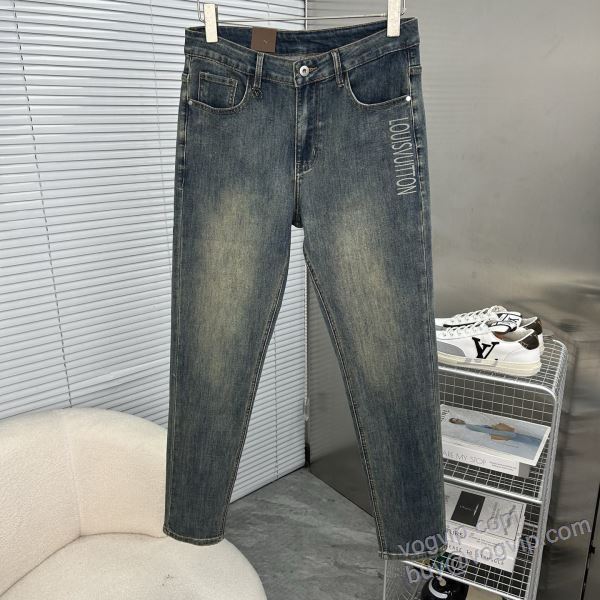 ルイ ヴィトンLOUIS VUITTONブランド 偽物 通販 NZKLV121 ジーンズ デニムパンツ 2025お得100%新品