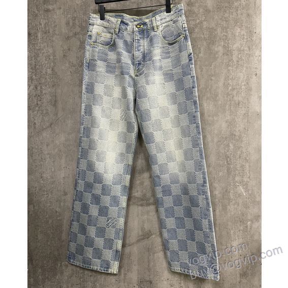 2025高級品 通販 ルイ ヴィトンLOUIS VUITTON NZKLV134 ジーンズ デニムパンツ スーパーコピー 優良サイト