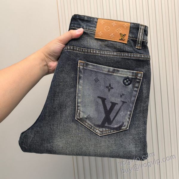ルイ ヴィトンブランドコピー NZKLV144 ジーンズ デニムパンツ 2025激安大特価新品